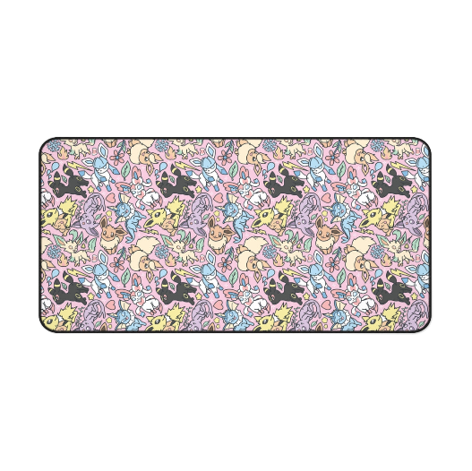 Eeveelution Desk Mat (Pink)