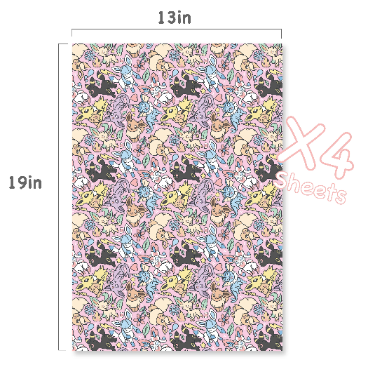 Eeveelution Wrapping Paper