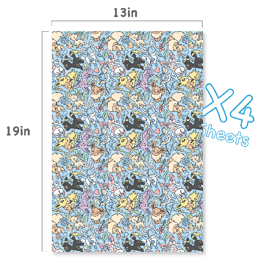 Eeveelution Wrapping Paper