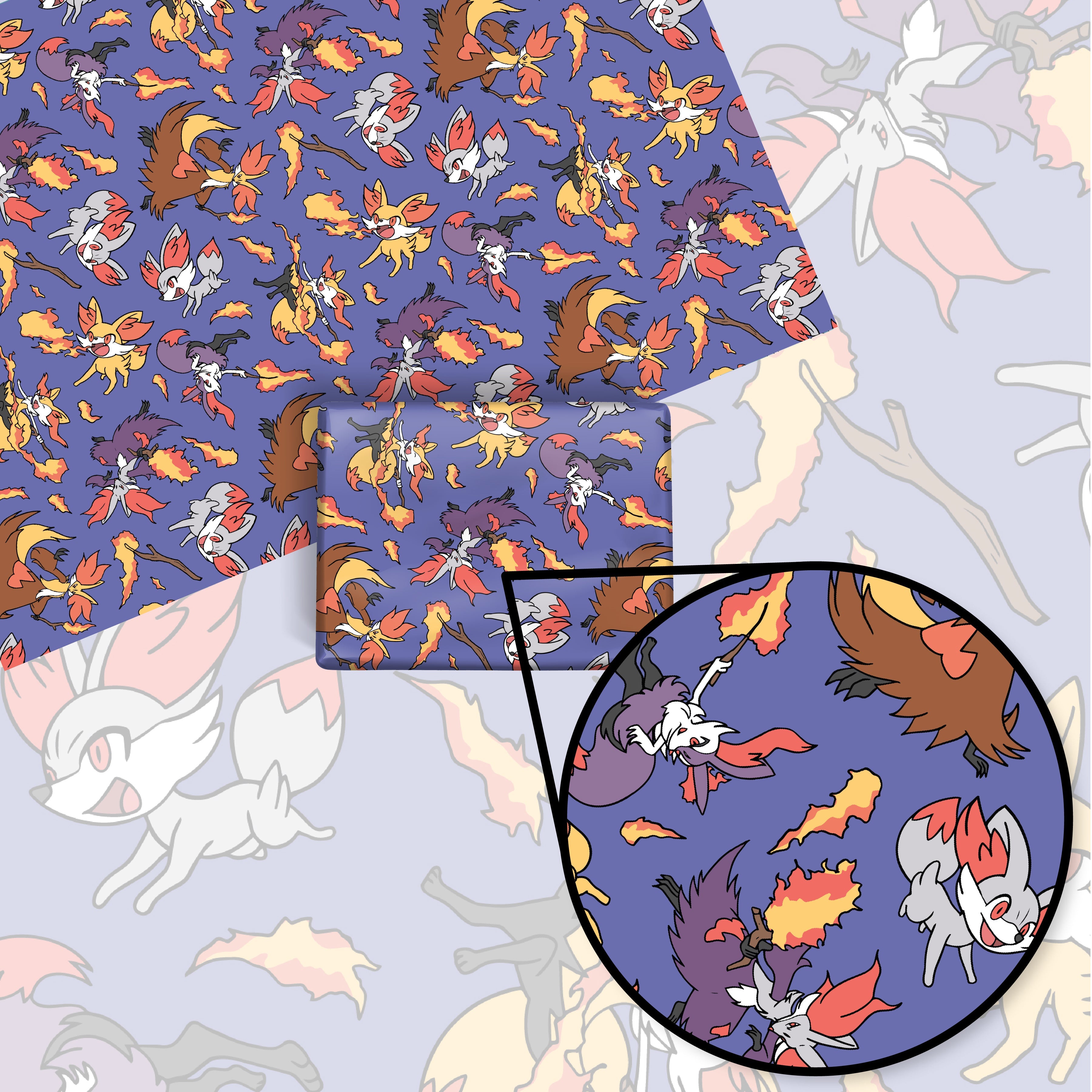 Fennekin Wrapping Paper