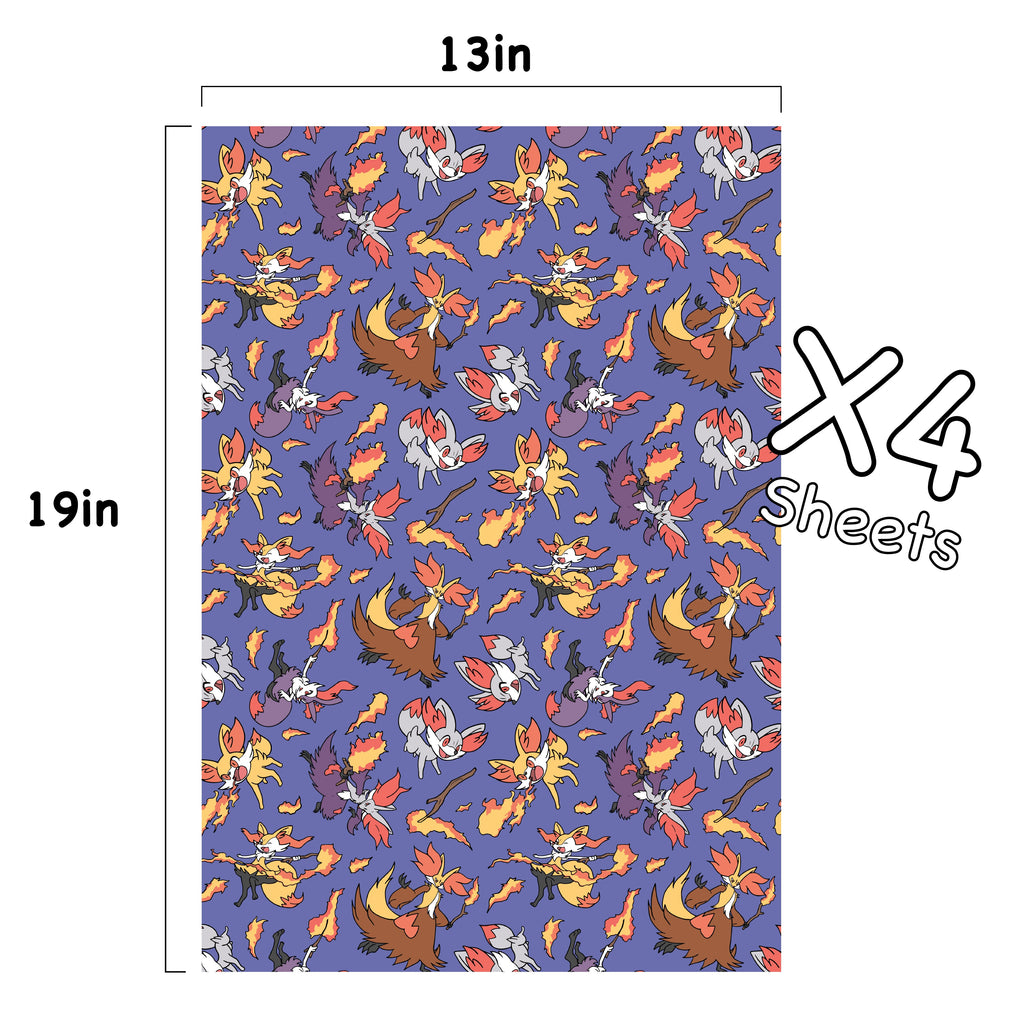 Fennekin Wrapping Paper