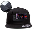 Gengar Evolution Black Snap-Back Hat Velcro