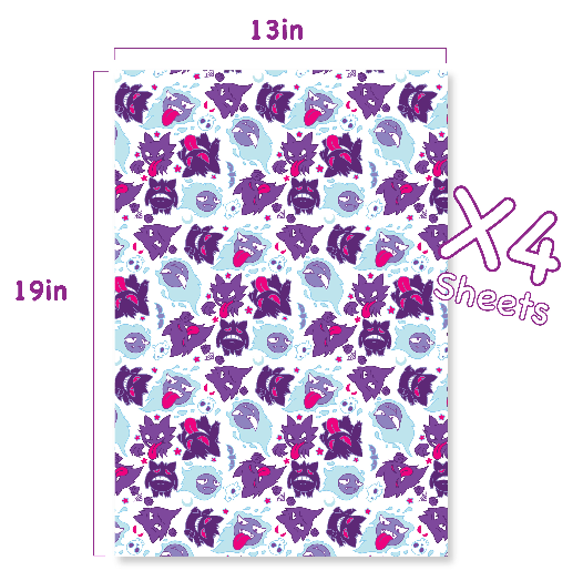 Gengar Evolution Wrapping Paper