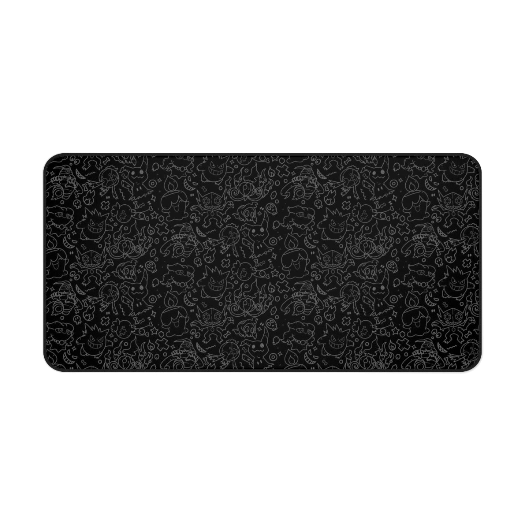 Ghost Pattern Desk Mat