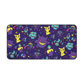 Gengar Ghost Pattern Desk Mat