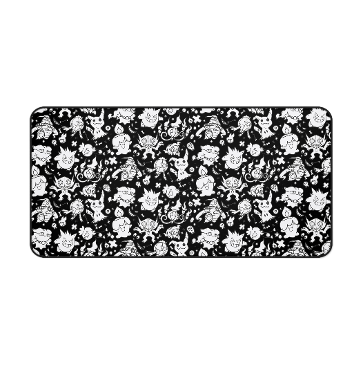 Ghost Pattern Desk Mat