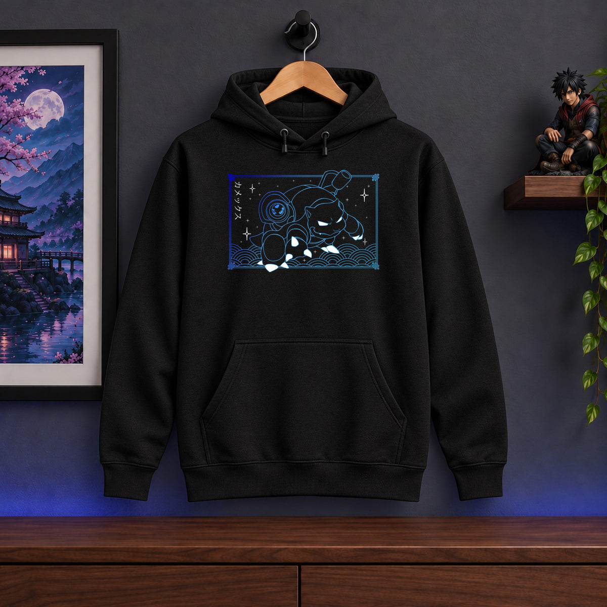 Blastoise Black Hoodie