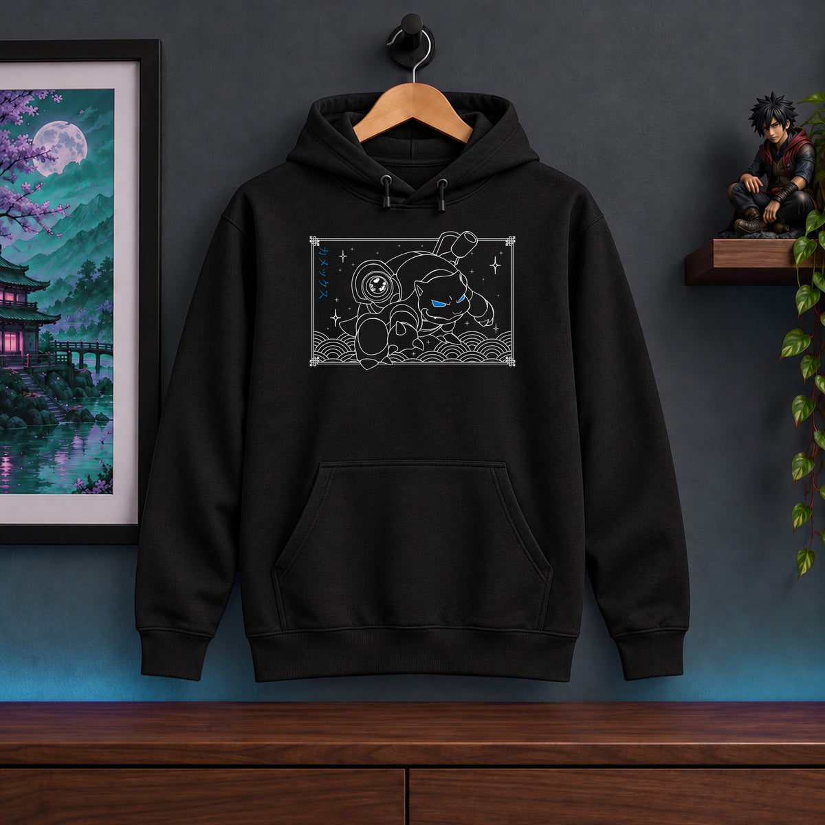 Blastoise Black Hoodie