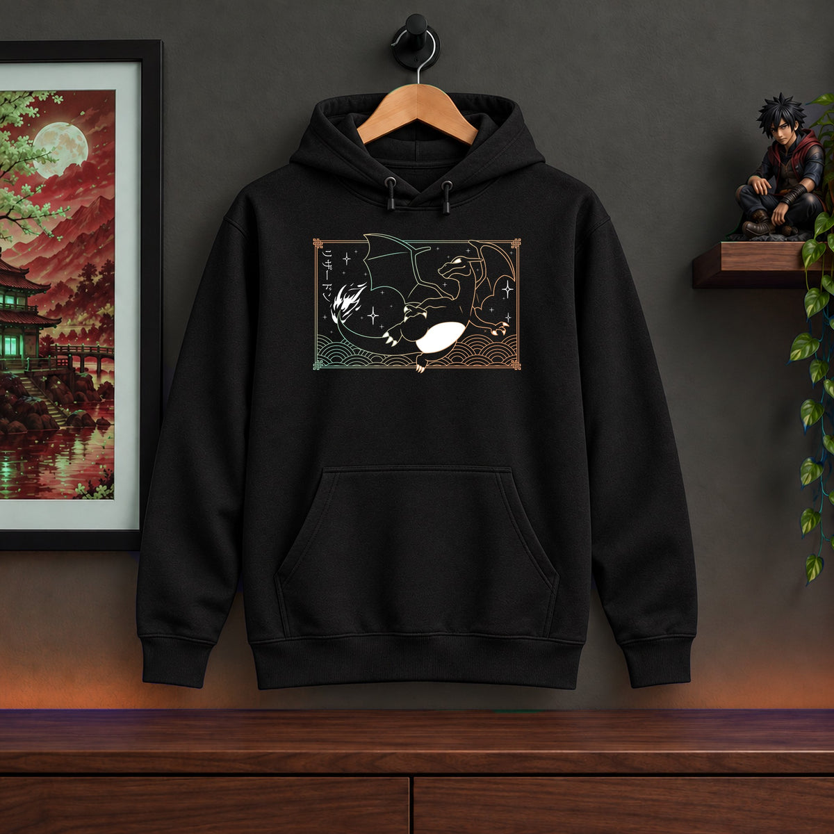 Charizard Black Hoodie