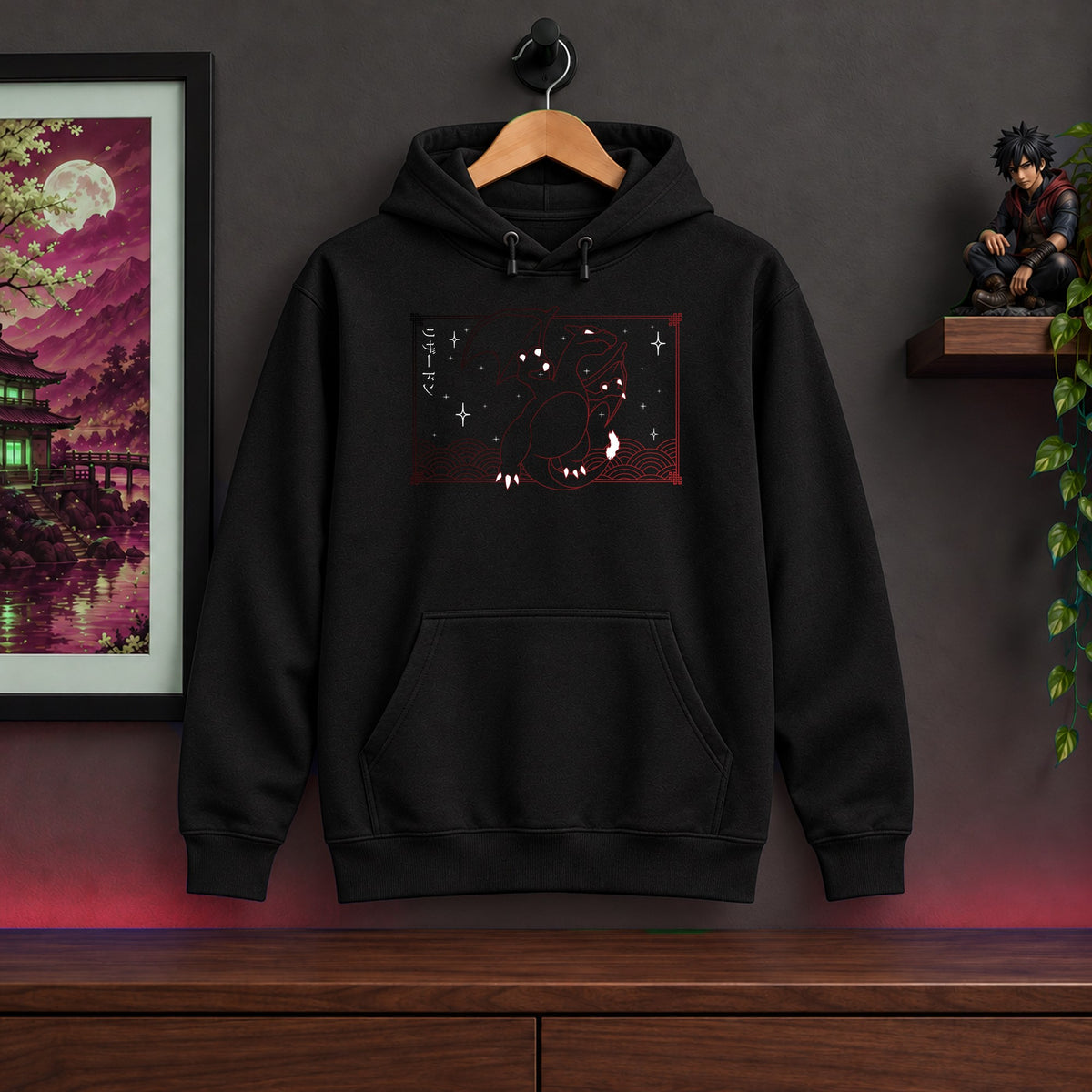 Charizard Black Hoodie