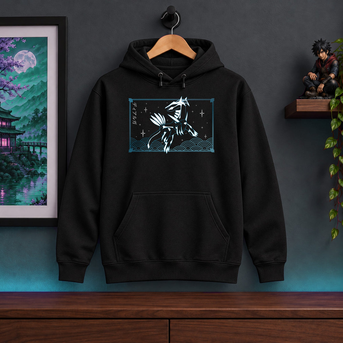 Dialga Black Hoodie