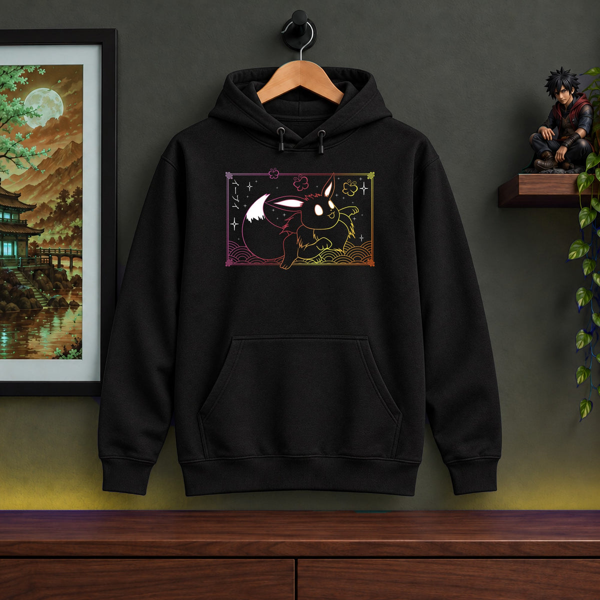 Eevee Black Hoodie