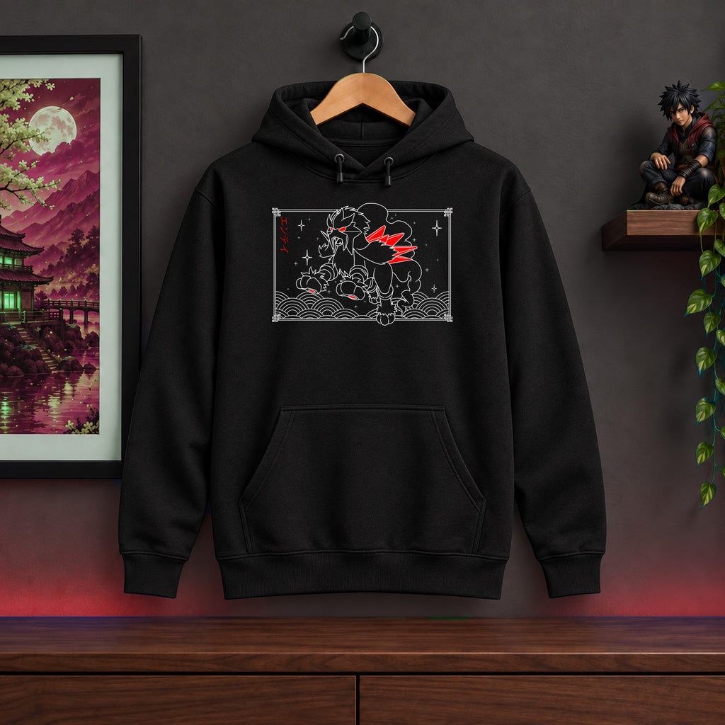 Entei Black Hoodie