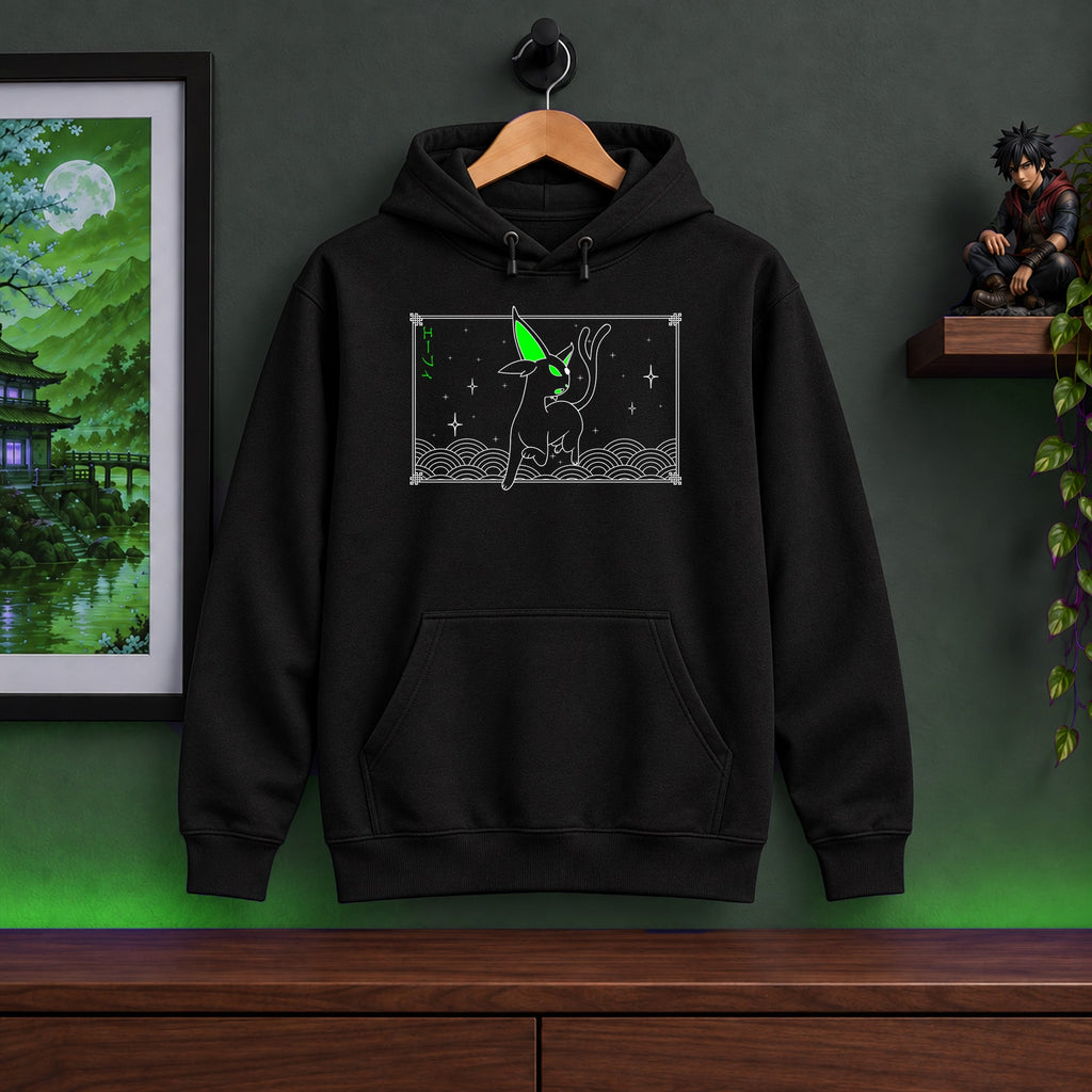 Espeon Black Hoodie