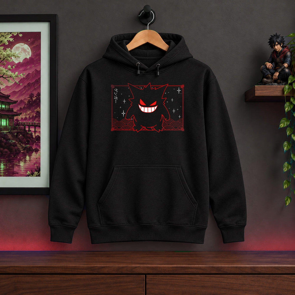 Gengar Black Hoodie
