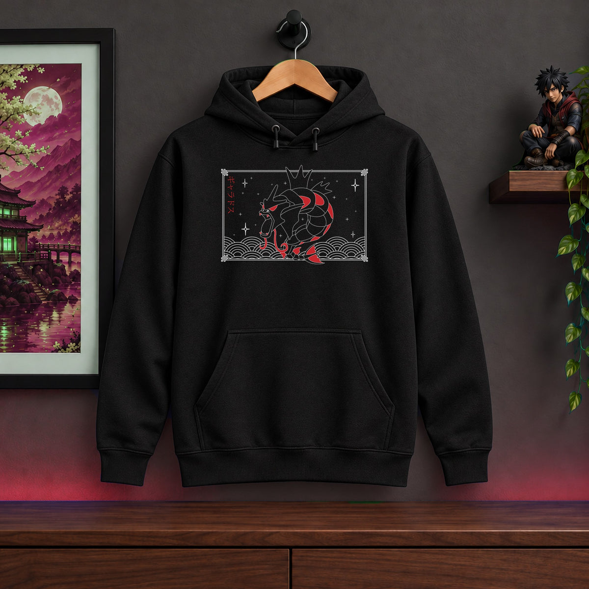 Gyarados Black Hoodie