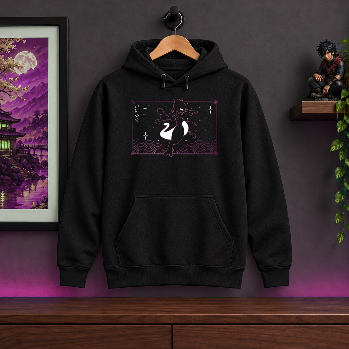 Mewtwo Black Hoodie