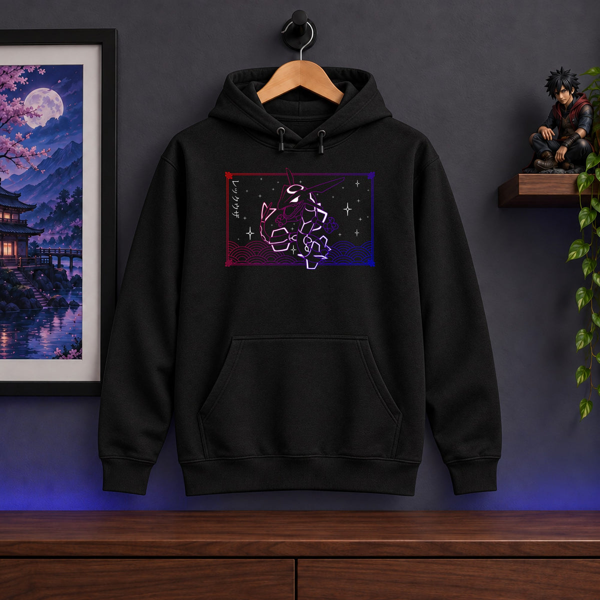 Rayquaza Black Hoodie