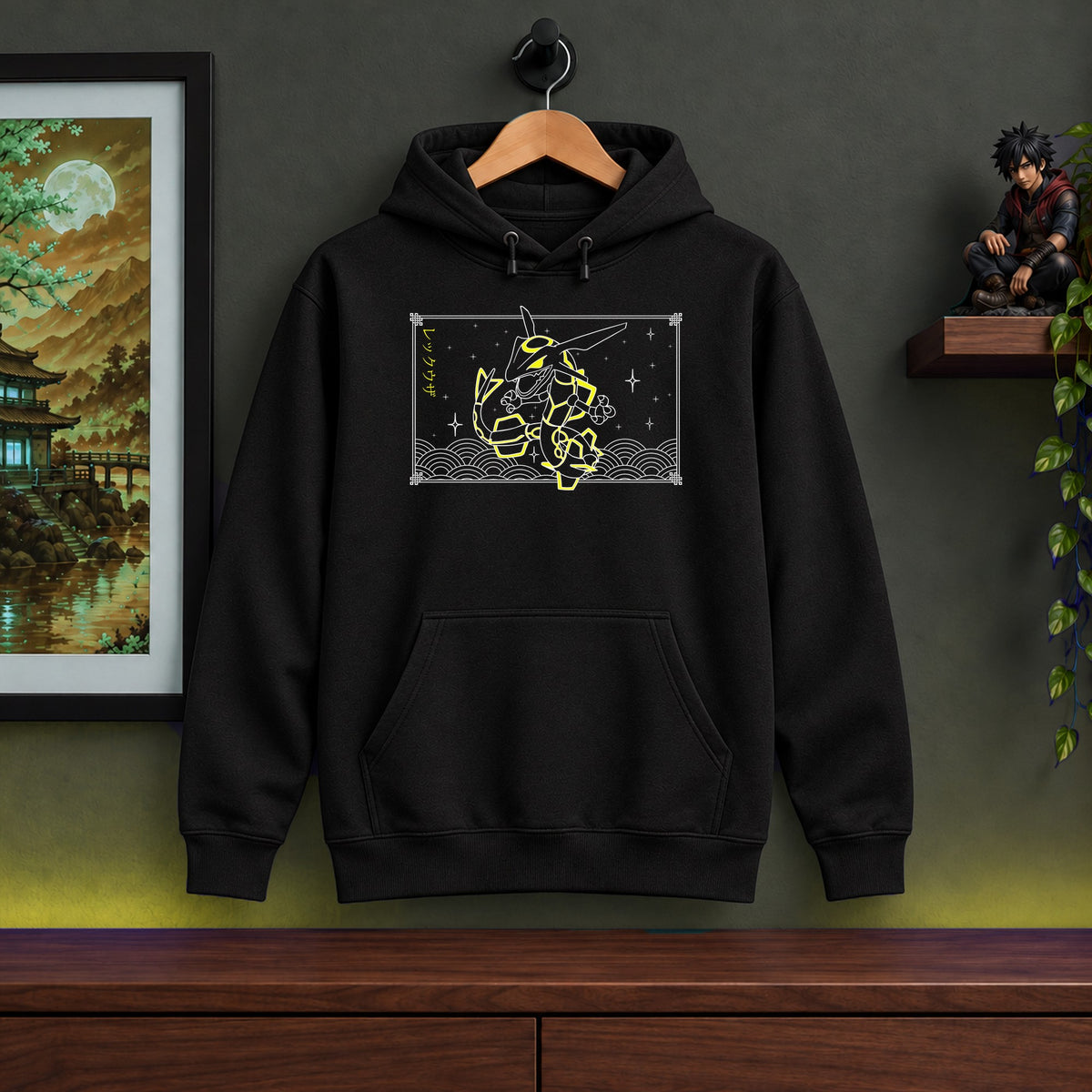 Rayquaza Black Hoodie