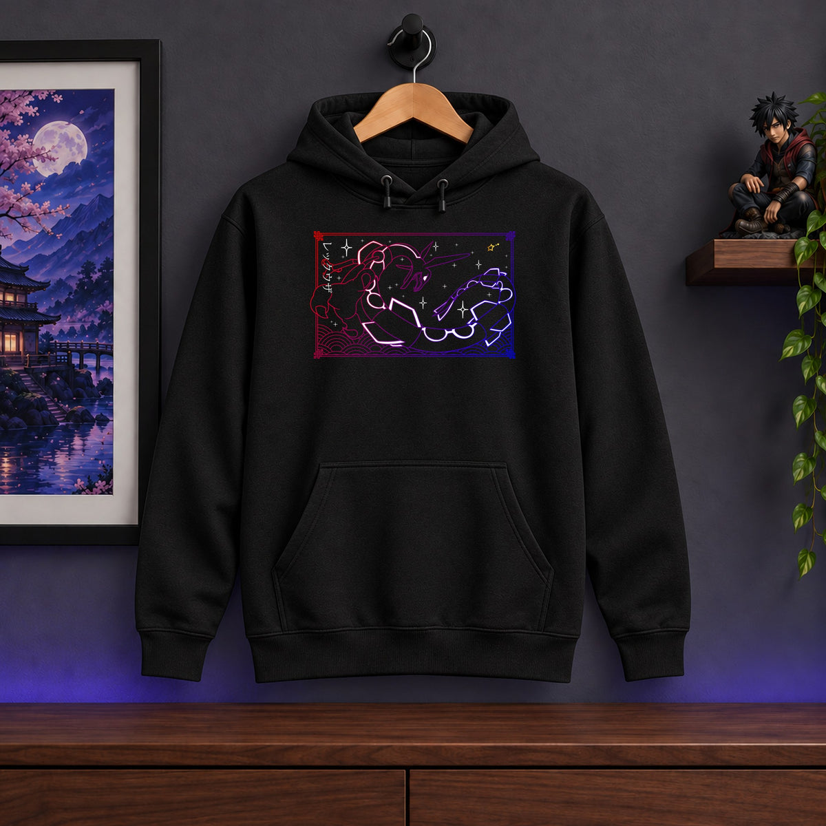 Rayquaza Black Hoodie
