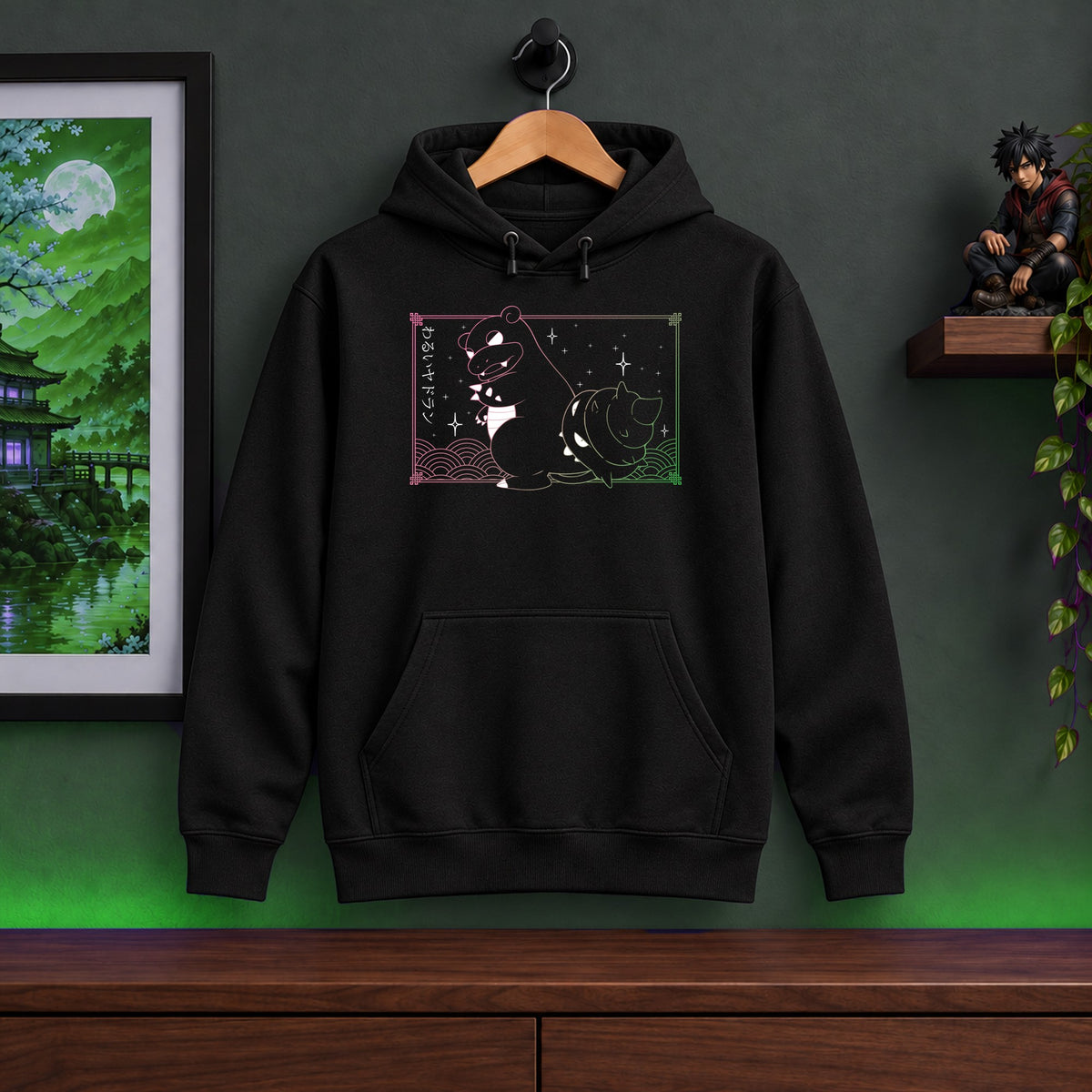 Slowbrow Black Hoodie