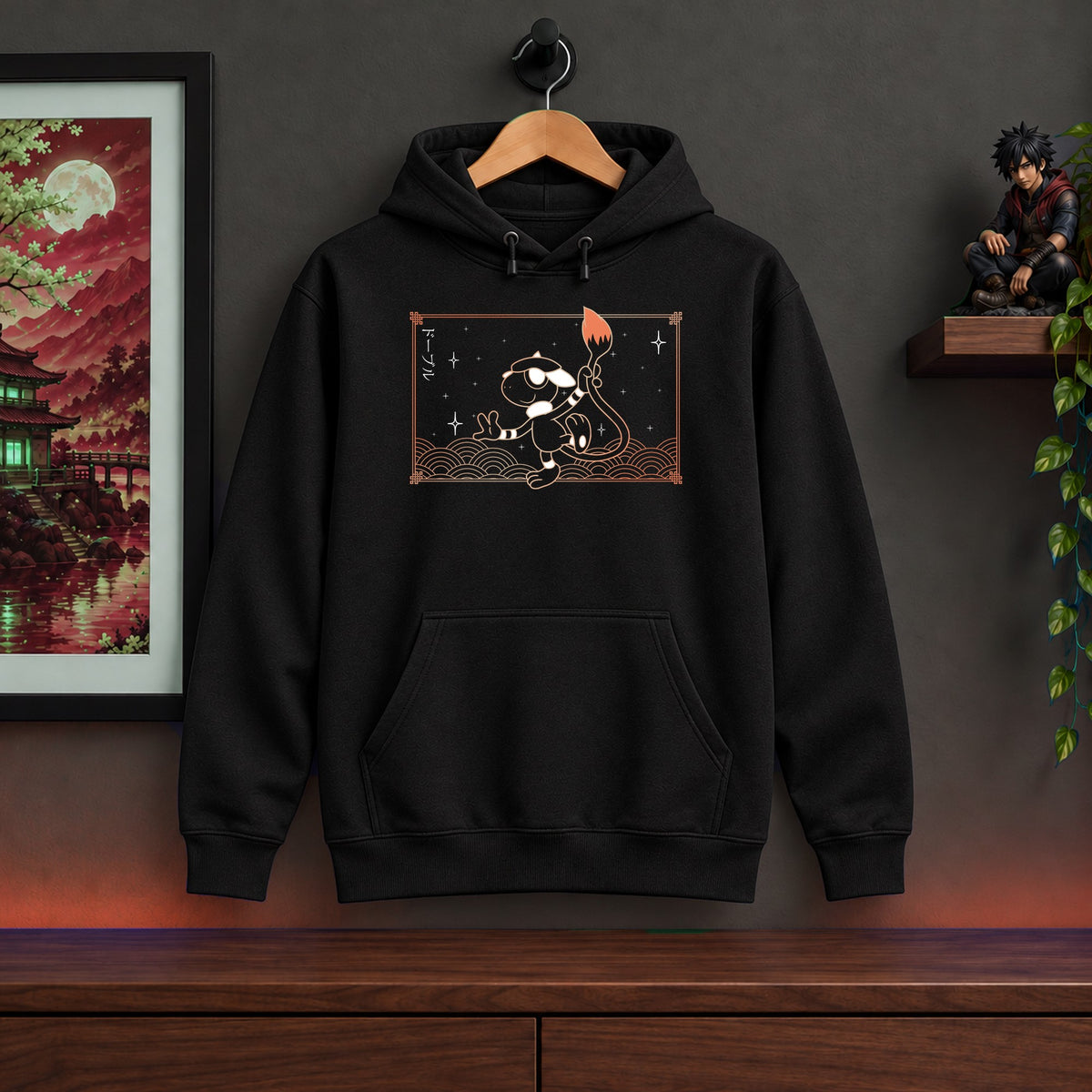 Smeargle Black Hoodie