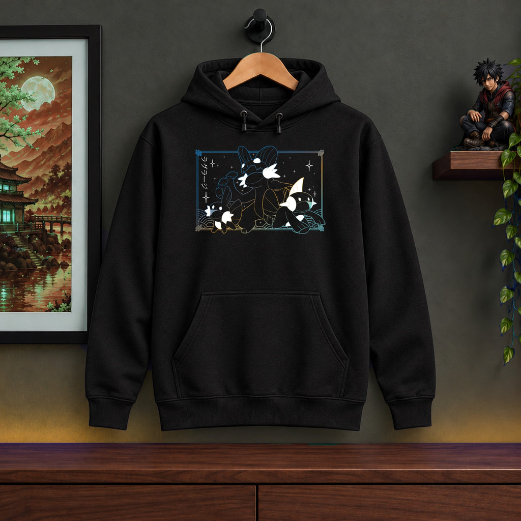 Mudkip Evolution Black Hoodie
