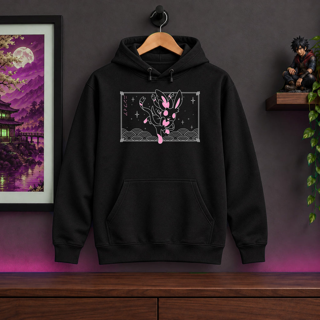 Sylveon Black Hoodie