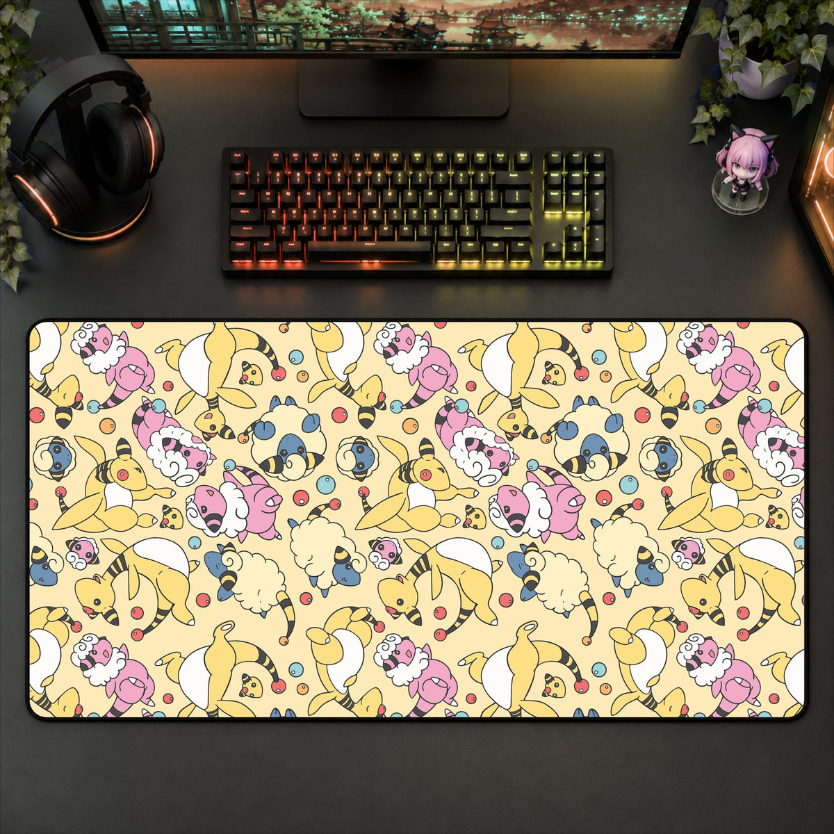 Ampharos Desk Mat