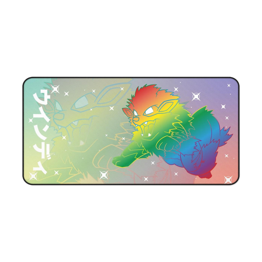 Arcanine (Rainbow) Desk Mat