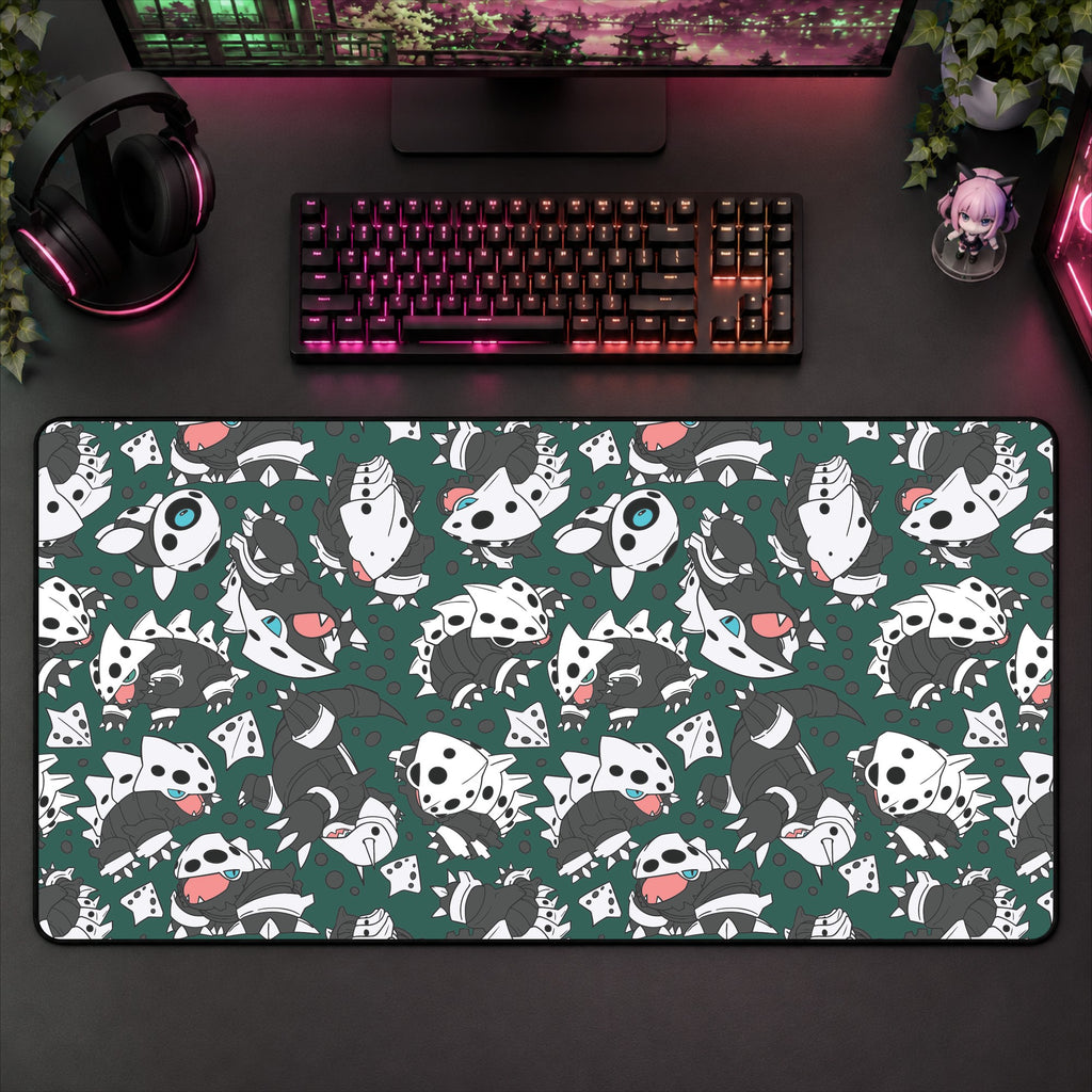 Aron Green Desk Mat
