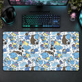 Blastoise White Desk Mat