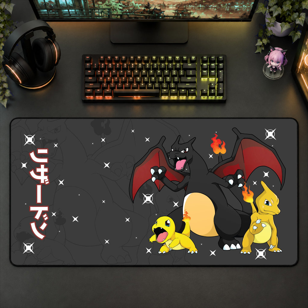 Charizard Evolution Desk Mat