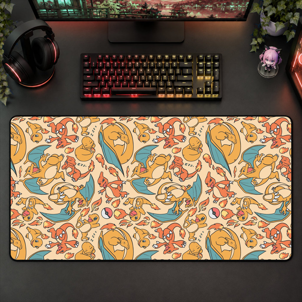 Charizard Cream Desk Mat