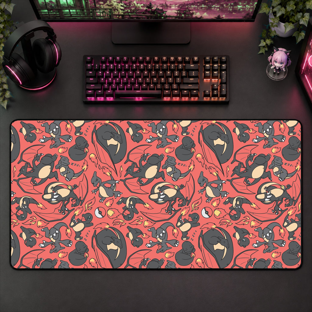 Charizard Red Desk Mat