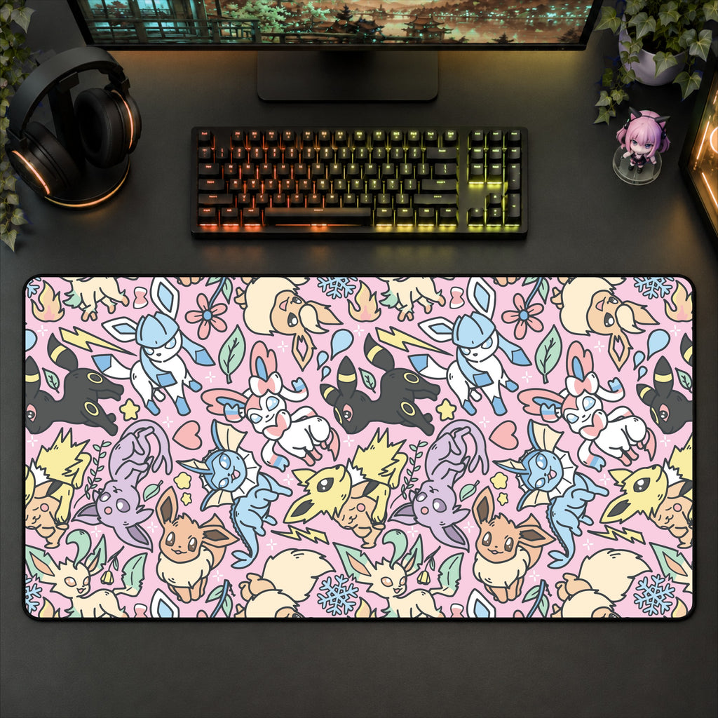 Eevee Pink Desk Mat