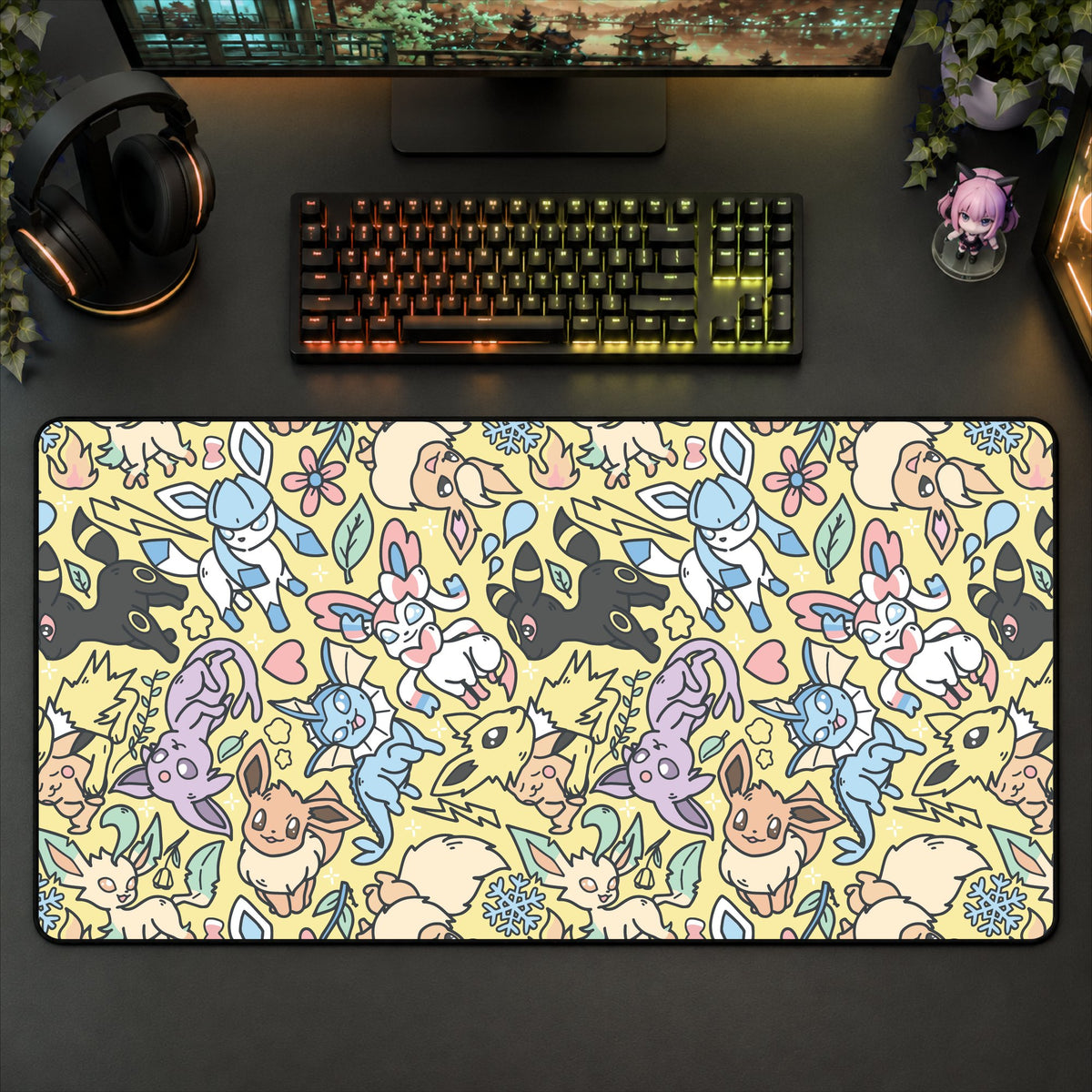 Eevee Yellow Desk Mat