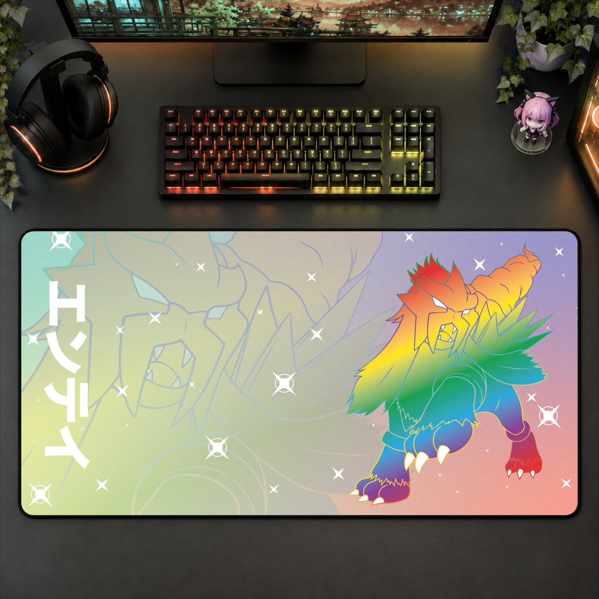 Entei Desk Mat