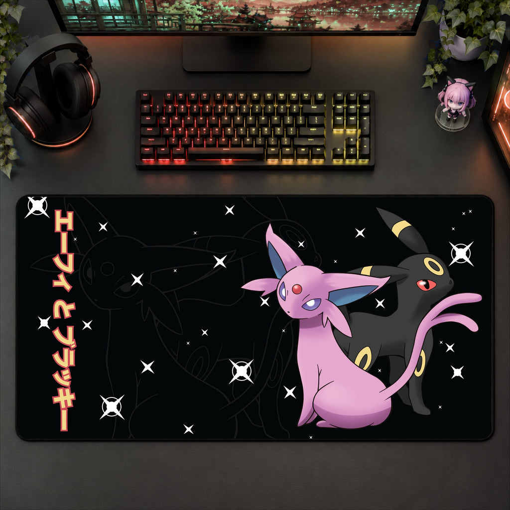 Espeon & Umbreon Desk Mat