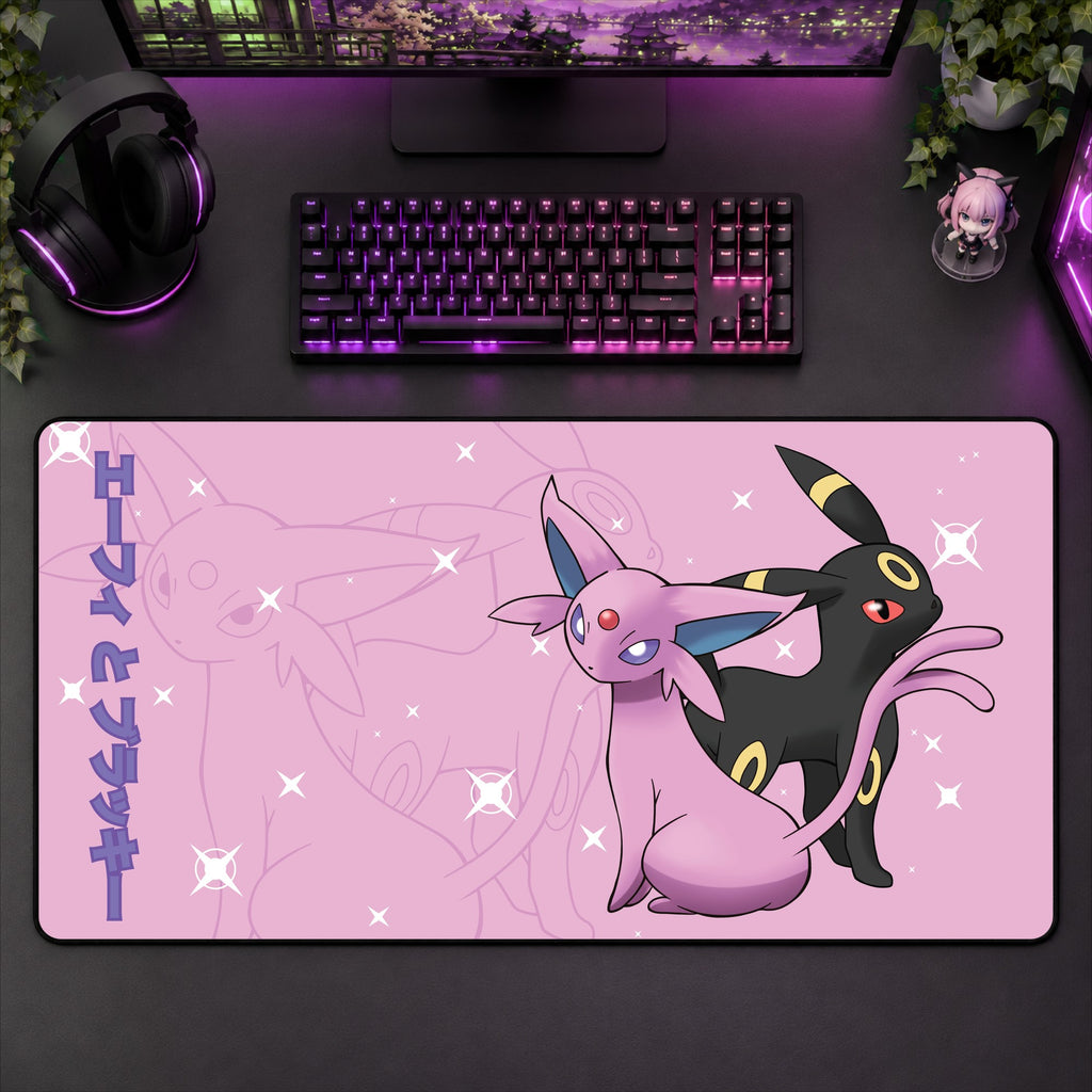 Espeon & Umbreon Desk Mat