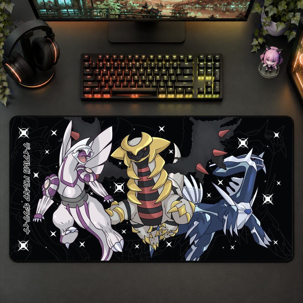 Giratina Dialga Palkia Desk Mat