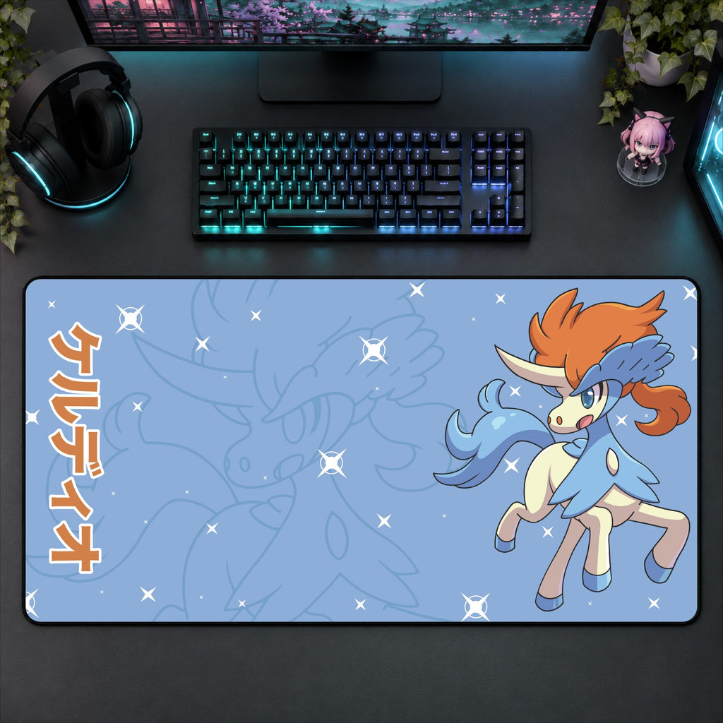 Keldeo Desk Mat