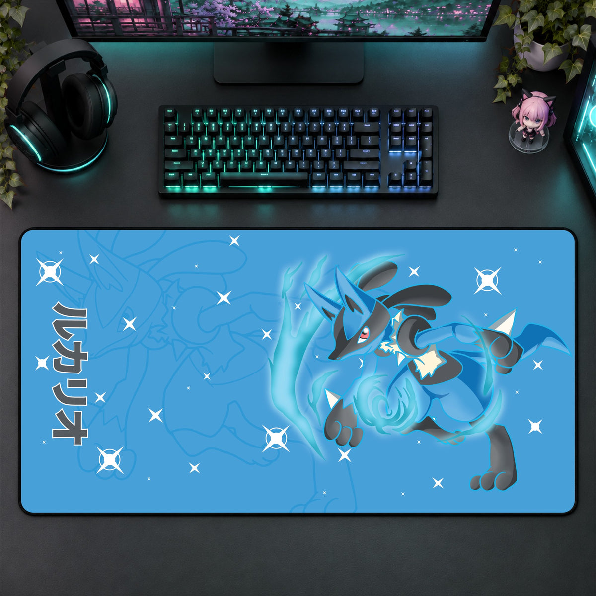 Lucario Desk Mat