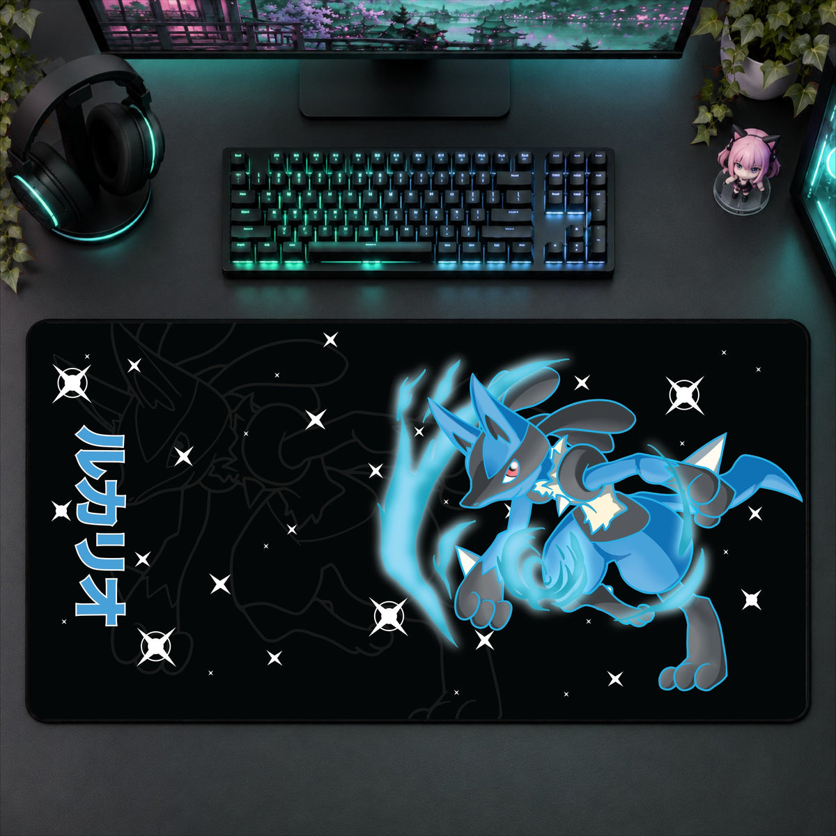 Lucario Desk Mat