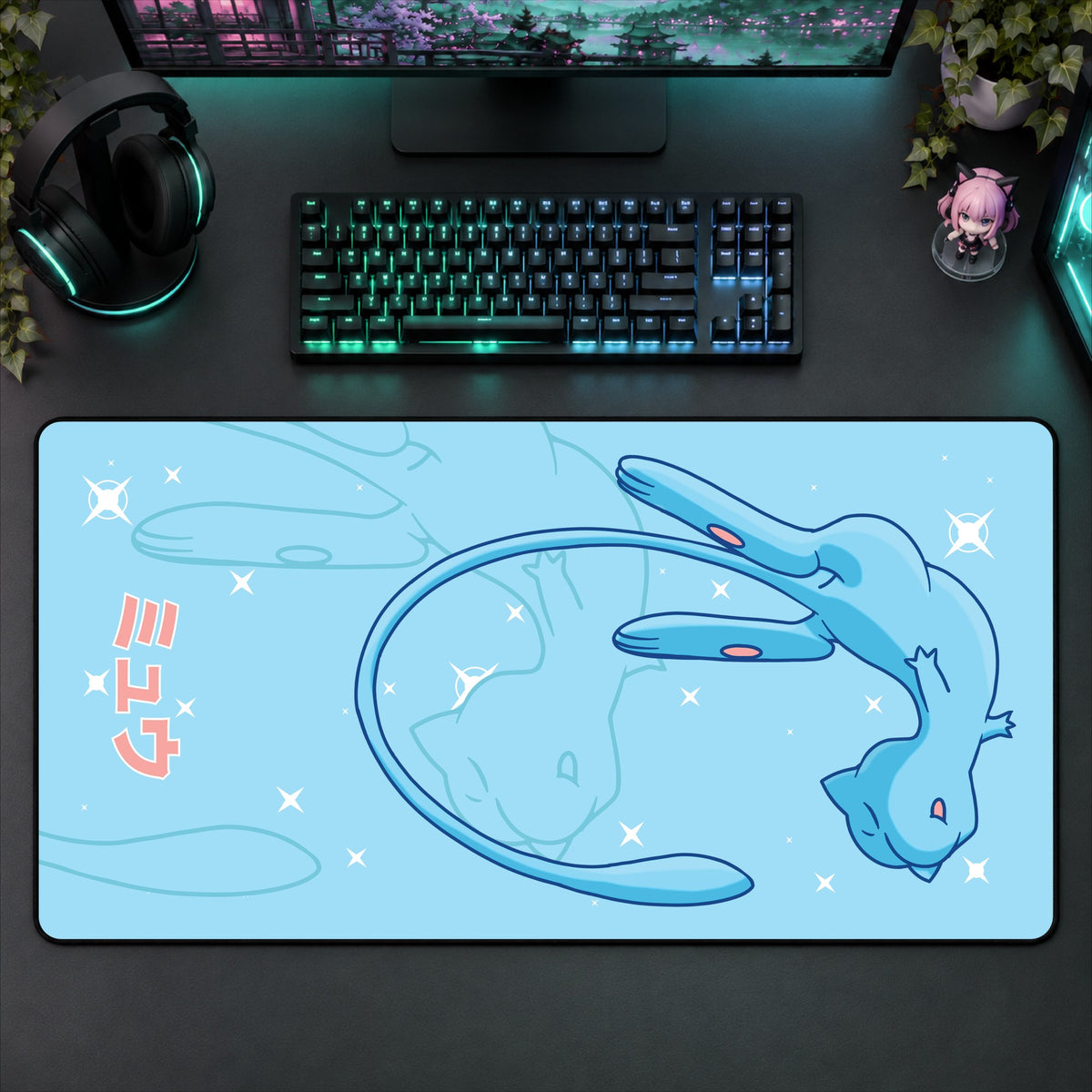 Mew Desk Mat