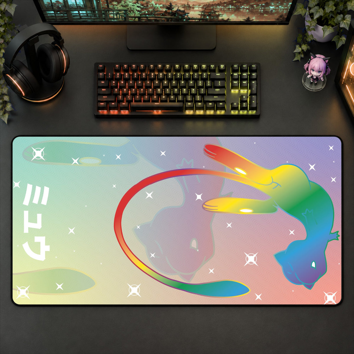 Mew Desk Mat