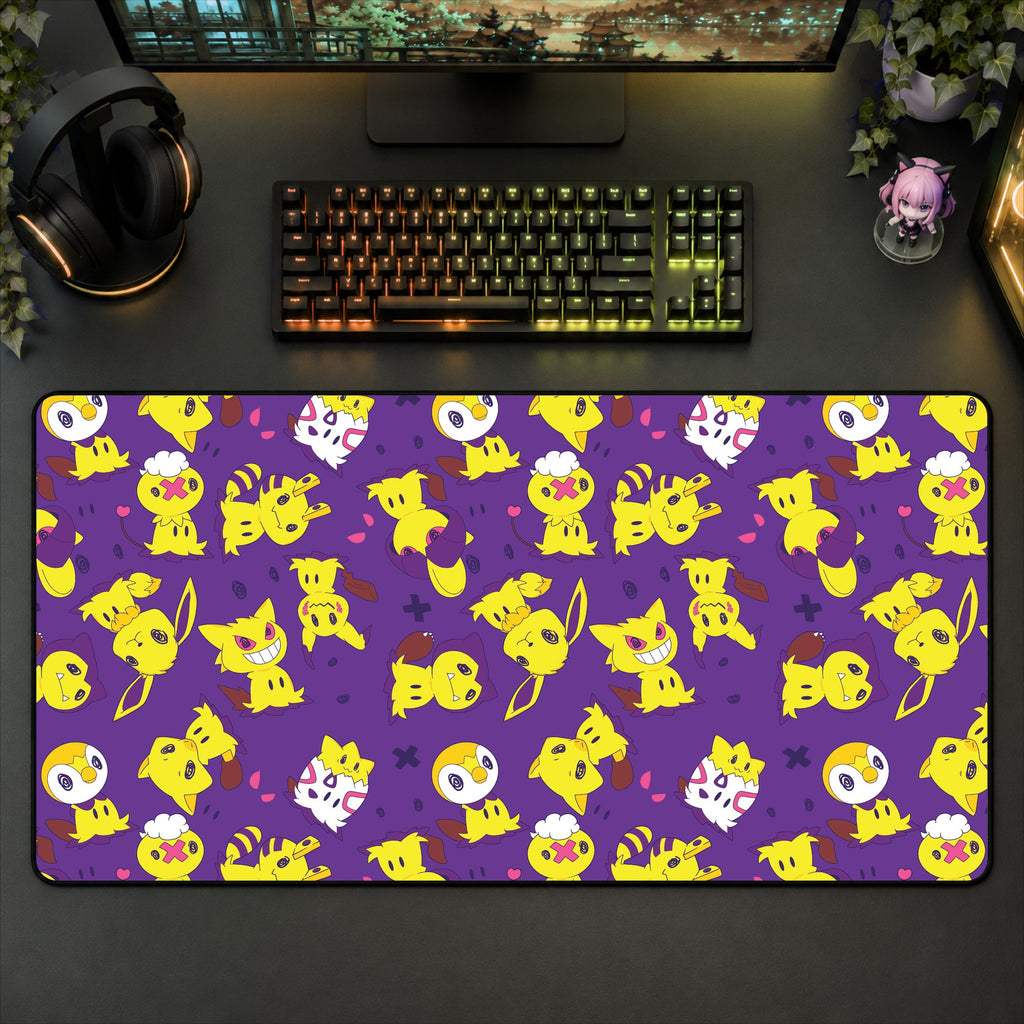 Mimikyu Purple Desk Mat