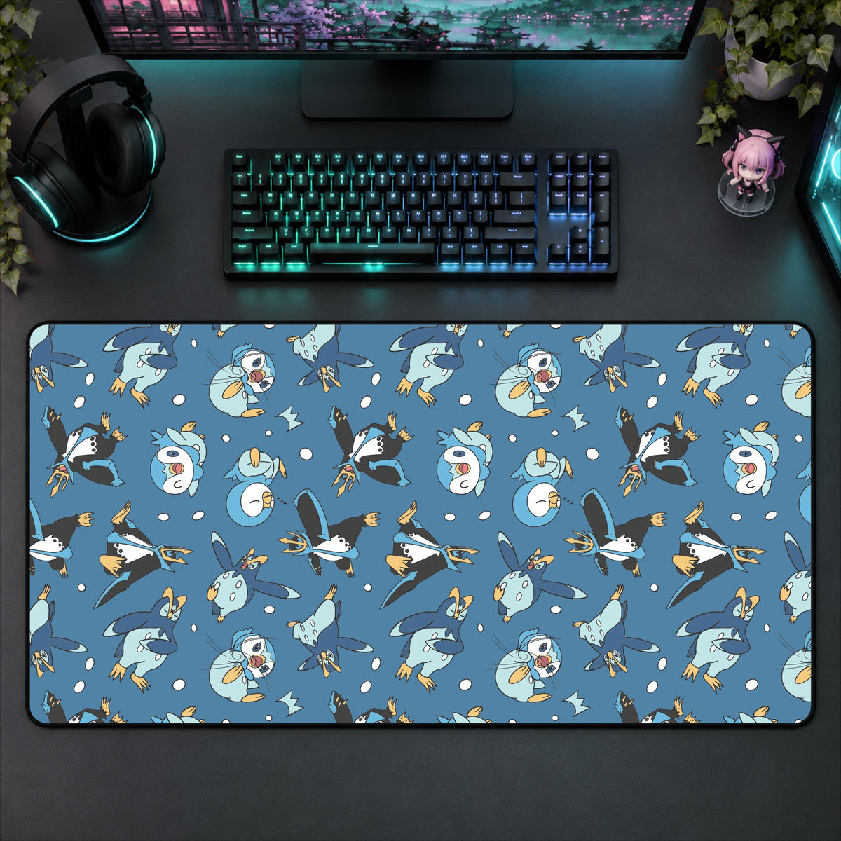 Piplup Desk Mat