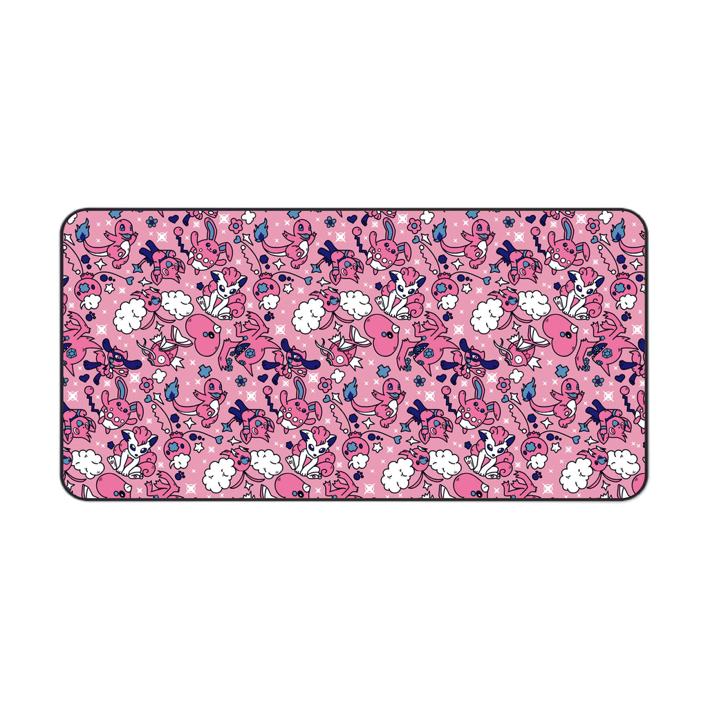 Pink Character Desk Mat