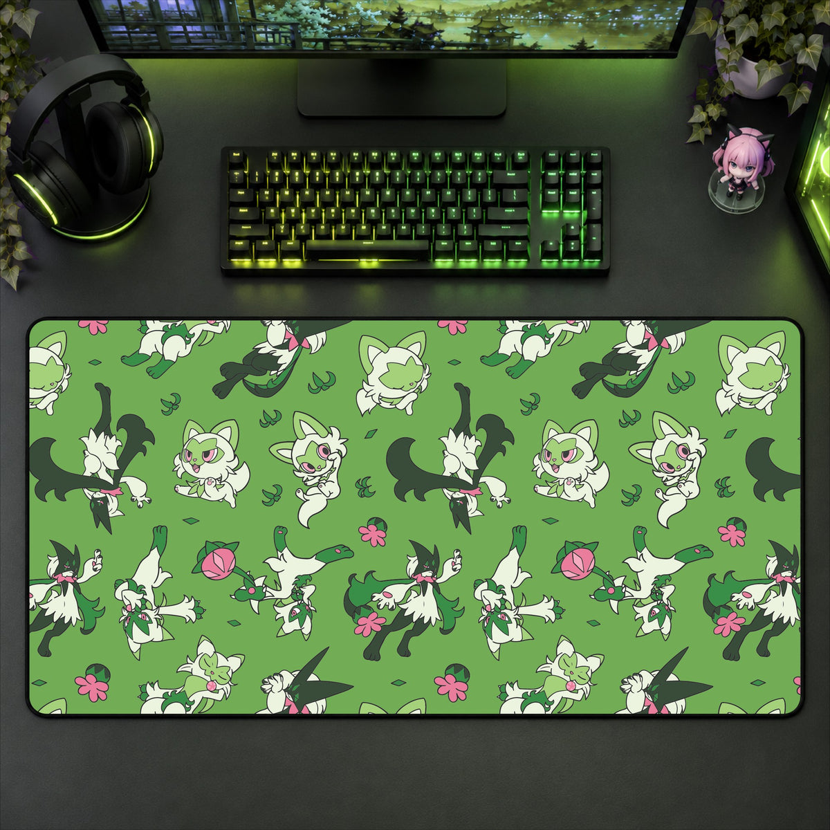 Sprigatito Desk Mat